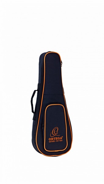 ORTEGA Economy Series Sopranino-Ukulele-Bag - Black/Orange (OUBSTD-SI)