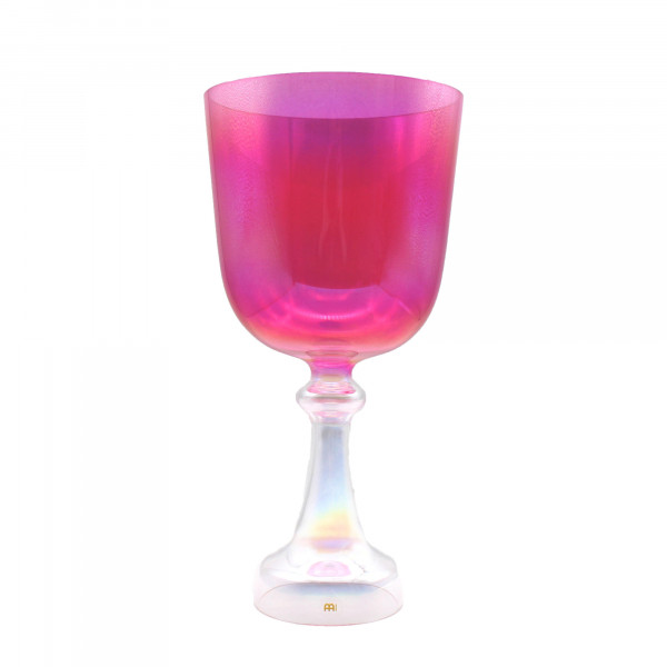 MEINL Sonic Energy 6" Crystal Singing Chalice F4, 440 Hz, Heart Chakra, Pink (CSC6FP)