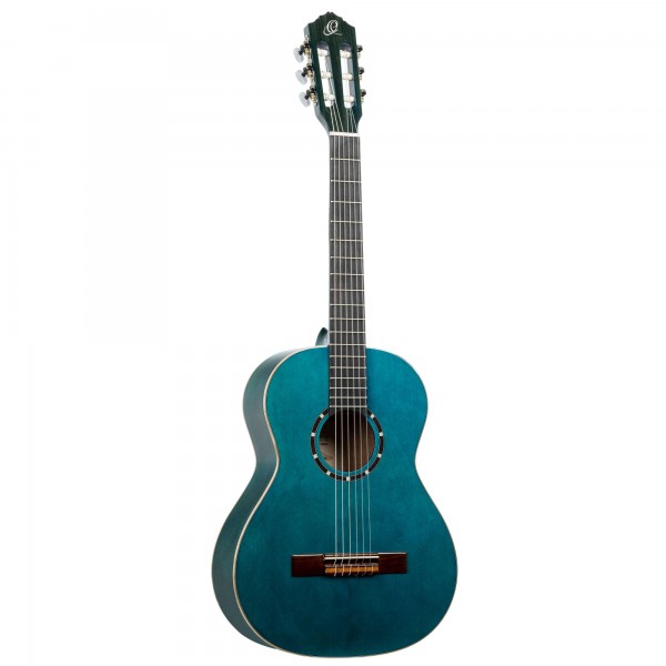 ORTEGA Family Series 3/4 Konzertgitarre 6 String - Ocean Blue + Bag (R121-3/4OC)