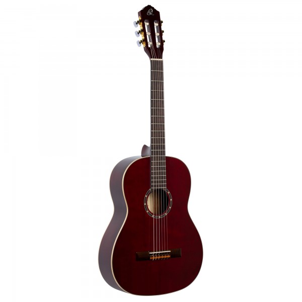 ORTEGA Family Series Pro 4/4 Classical Slim Neck Guitar 6 String - Wine Red + Gigbag (R131SN-WR)