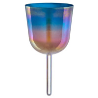 MEINL Sonic Energy 4.5" Essence Solfeggio Crystal Singing Bowl Mi 528 Hz, Sunrise Blue (ESOLCSB528)