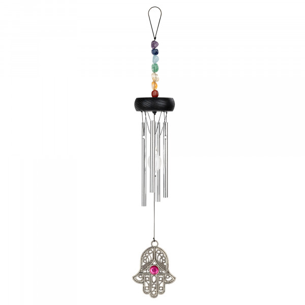 MEINL Sonic Energy Mini Hamsa Chakra Chime, 12" / 30 cm, Silver (HCC12MINI)