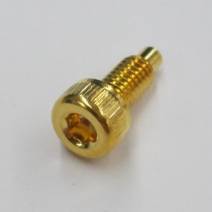 IBANEZ Screw set for Lo-Pro Edge String Stopper - gold / 2 pcs. (2LE2-4GS)