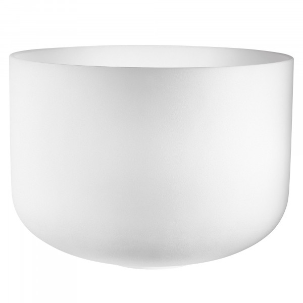 MEINL Sonic Energy 16" white-frosted Crystal Singing Bowl D3, 440 Hz, Sakralchakra (CSBM16D3)