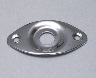 IBANEZ oval jack plate - chrome for selected Gio / Gart / Signature models (4JP1UG1C)