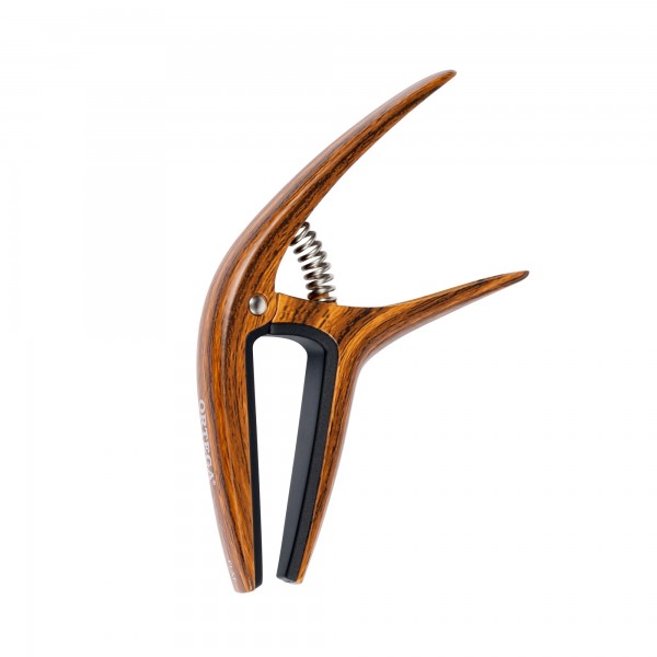 ORTEGA Curved/Flat Guitar Capo - Walnut Design (TWCAPO-WND)