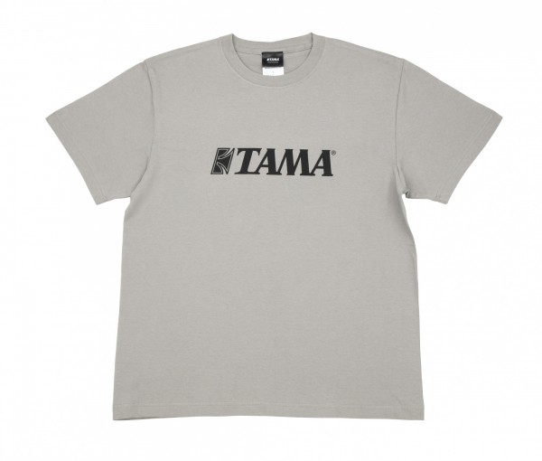 TAMA T-Shirt "Black Logo" - grau - L (TAMT005)