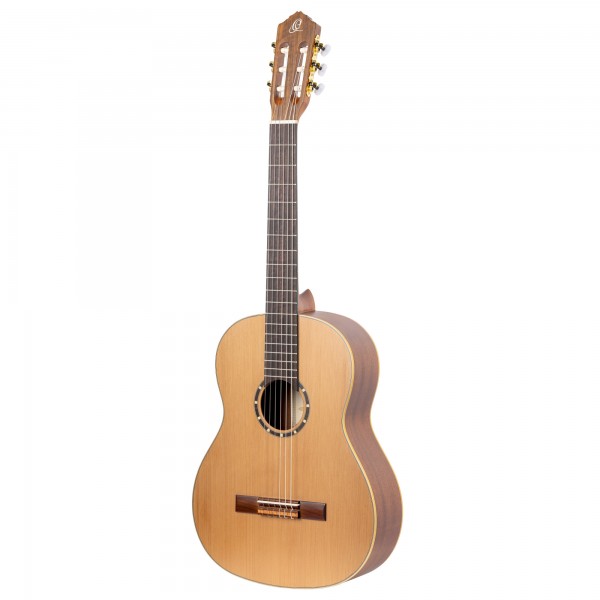 ORTEGA Family Series Pro 4/4 Konzertgitarre 6 String Lefty - Zeder / Mahagoni Natur + Bag (R131L)