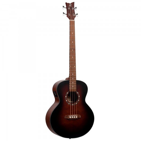 ORTEGA Deep Series 7 Medium Scale Acoustic Bass 4 String - Spruce / Mahogany Bourbon Fade (D7E-BFT-4)