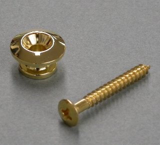 IBANEZ Strap Button made of golden metal - for acoustic models (5ASP13F), Strap Buttons & Endpins, Acoustic Guitars, Spare Parts, Ibanez