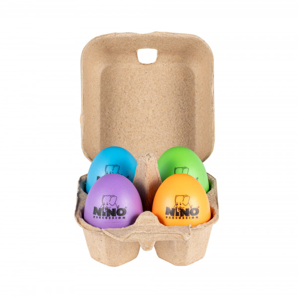 NINO Percussion Egg Shaker Box - 4 teilig (NINOSET21)