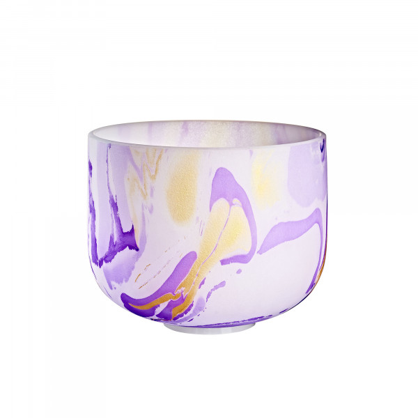 MEINL Sonic Energy 10" Marble Crystal Singing Bowl B4, Violett, 432 Hz, Kronenchakra (MCSB10B)