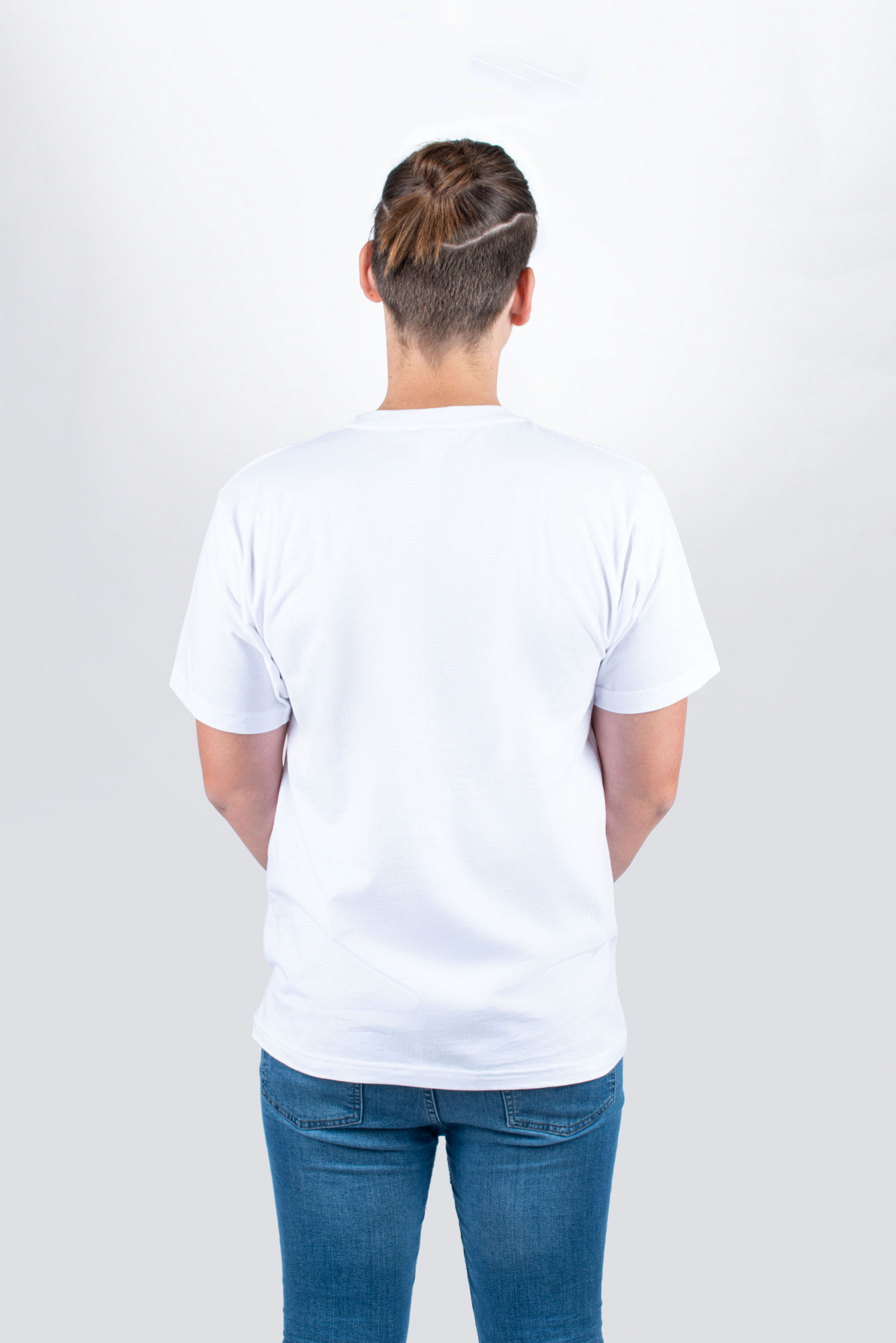 TAMA T-Shirt in mit MEINL weiß Shop SALE Frontprint | Spray (TT10GHET) | Paint