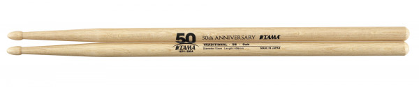 TAMA 50th Anniversary 5B Drum Sticks - 1 Pair (TAMA-5B-50TH)