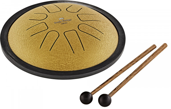 MEINL Sonic Energy 7" Small Steel Tongue Drum, C Moll, 8 Töne, 440 Hz, Gold (SSTD3G)