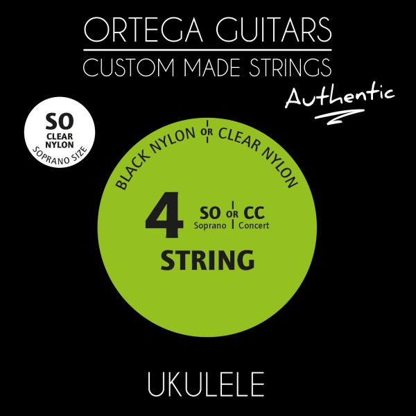 ORTEGA Custom Made Strings Authentic String Set - Ukulele 4 String (UKA-SO)