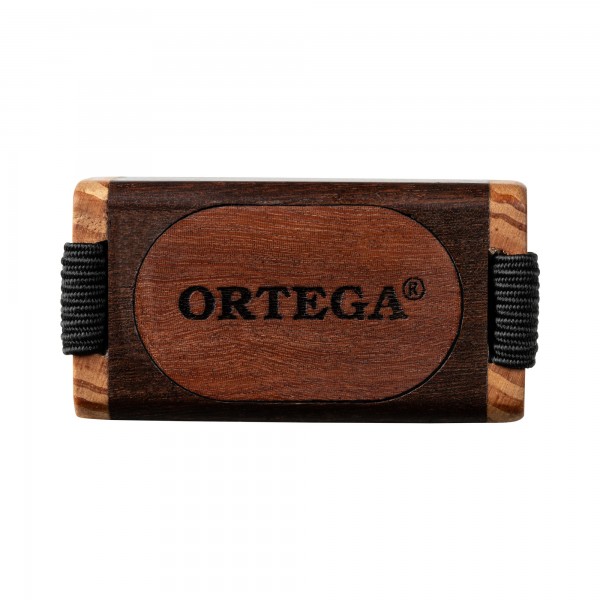 ORTEGA Sound Effect Series Large Wood Finger Shaker - Ebony / Red Cedar Natural (OFSW-L)