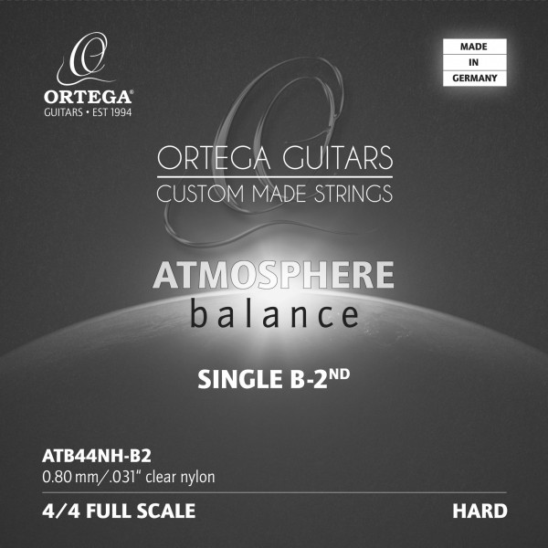 ORTEGA Atmosphere Balance Series Nylon String - B2 Hard Tension (ATB44NH-B2)
