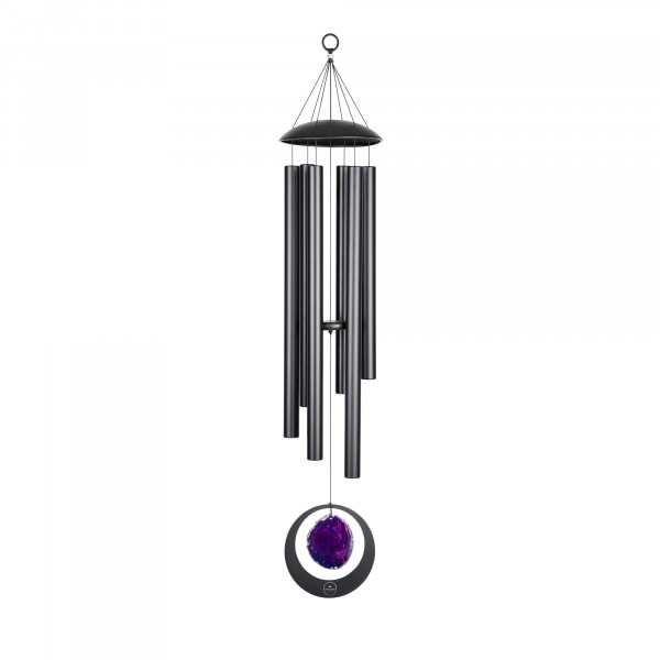 MEINL Sonic Energy Purple Agate Meditation Chime, 50" / 128 cm, 432 Hz, A Dur, Schwarz (MCDT50ABK)