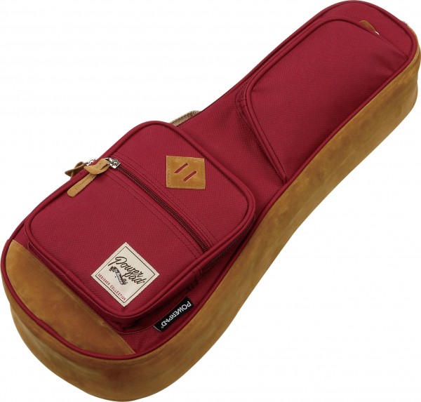 IBANEZ POWERPAD® Designer Collection Gig Bag for Soprano Style Ukulele - Wine Red (IUBS541-WR)