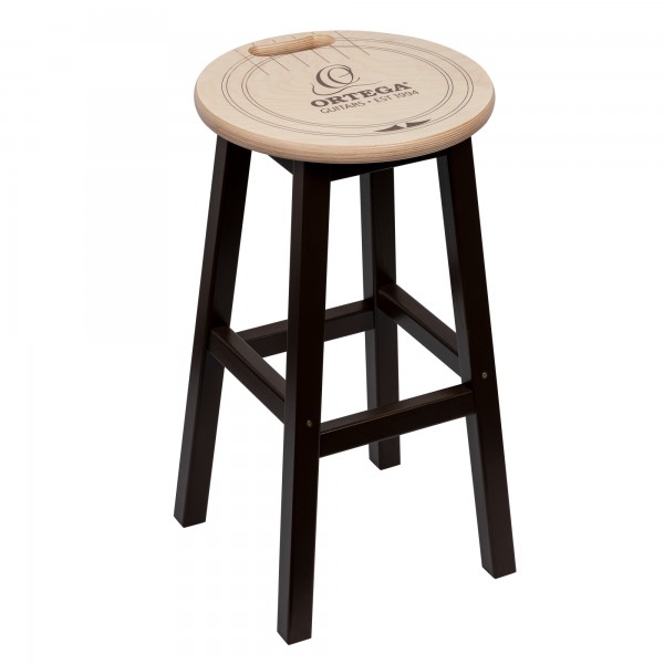 ORTEGA Wood-Bar-Stool 24"/61cm - Natural/Brown (OBSW24)