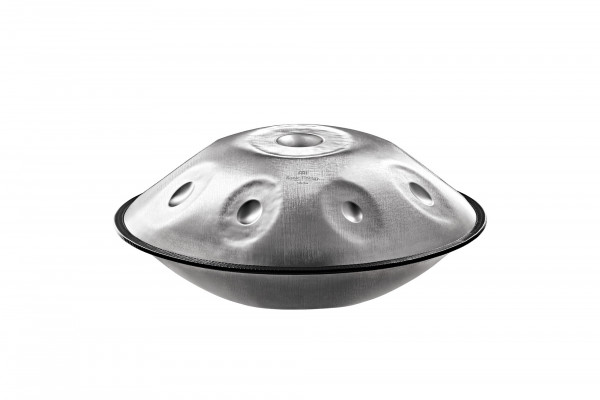 MEINL Sonic Energy Sensory Handpan Edelstahl D Amara 9 Töne 440 Hz - Silber - Niemand ist perfekt (1B-HPSTL91S)