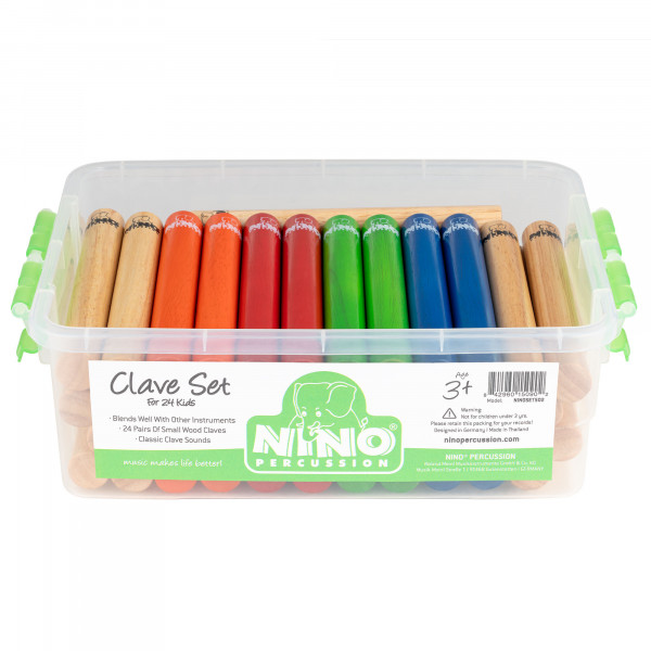 NINO Percussion Claves Box Set (NINOSET502)