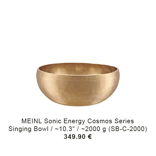 MEINL Sonic Energy Singing Bowl - COSMOS SERIES - ~ 10.3" / ~ 26.2 cm - ~ 70.5 oz / ~ 2000 g (SB-C-2000) 