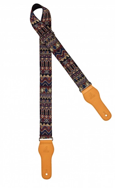 ORTEGA World Series Guitar Cotton Strap - Mayan Dance (OCS-470)