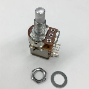 IBANEZ Potentiometer B500K, D16, solid shaft, long thread, push-pull switch (3V504SBSW1-SL)