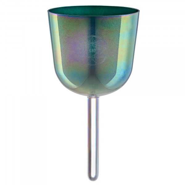 MEINL Sonic Energy 4.25" Essence Solfeggio Crystal Singing Bowl Fa 639 Hz, Indigoblau (ESOLCSB639)