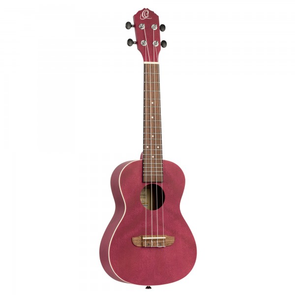 ORTEGA Earth Serie Konzert Ukulele 4 String - Raspberry Red (RURUBY)