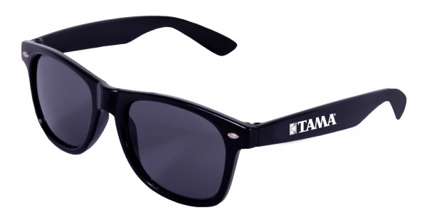 TAMA Sonnenbrille schwarz mit weißem Logo (TAMA-SUNGL-WH)