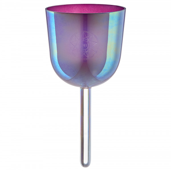 MEINL Sonic Energy 3,75" Essence Solfeggio Crystal Singing Bowl Sol 741 Hz, Lavendelviolett (ESOLCSB741)