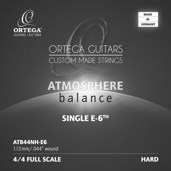 ORTEGA Atmosphere Balance Series Nylon String - E6 Hard Tension (ATB44NH-E6)