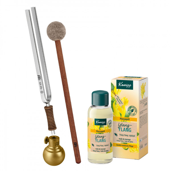 Stimmgabel Massage Bundle "Flower of Life" (TF-OIL-BUNDLE)