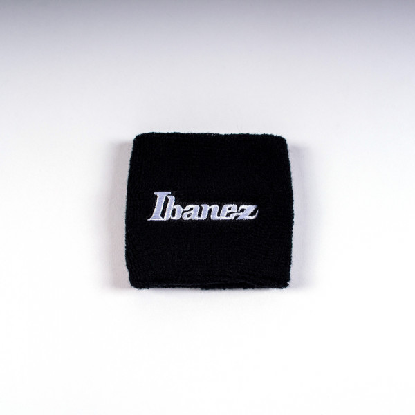 IBANEZ Schweißband mit weißem Logo - schwarz (IBZ-SWEATBAND)