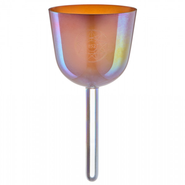 Meinl Sonic Energy 3,75" Essence Solfeggio Crystal Singing Bowl La 852 Hz, Mango Mojito (ESOLCSB852)