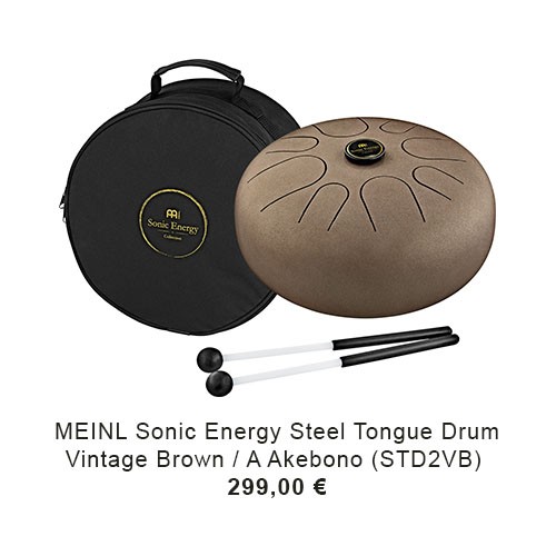 MEINL Sonic Energy Steel Tongue Drum Vintage Brown - A Akebono (STD2VB) 