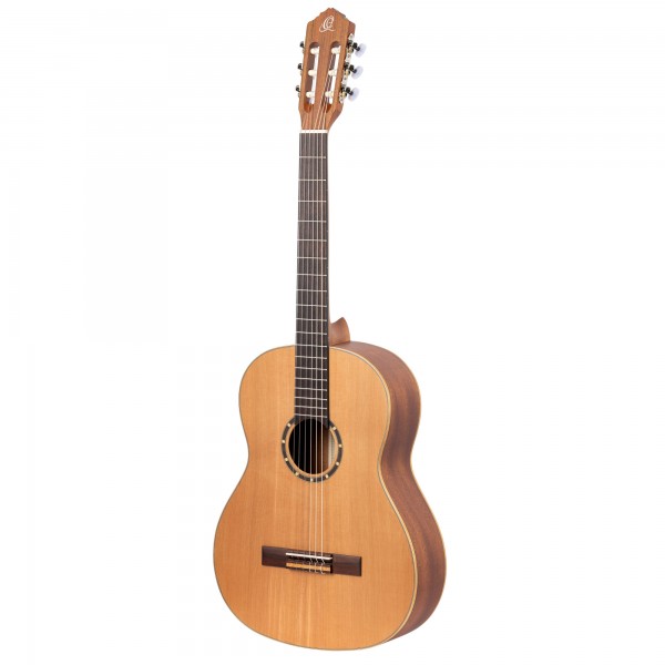 ORTEGA Family Series 4/4 Slim Neck Konzertgitarre 6 String Lefty - Zeder / Mahagoni Natur + Bag (R122SN-L)