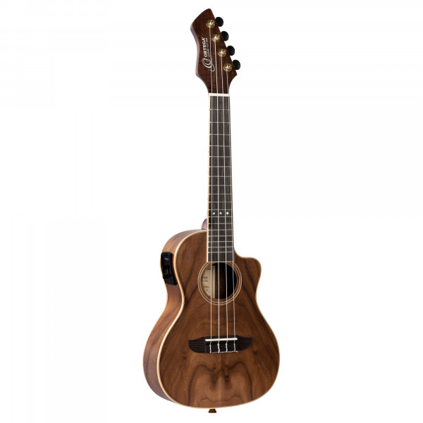 ORTEGA Horizon Serie Konzert Preamp Ukulele 4 String - Walnut Natural + Bag (RUWN-CE)