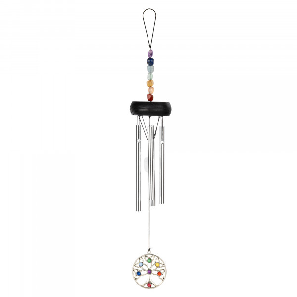 MEINL Sonic Energy Mini Tree of Life Chakra Chime, 12" / 30 cm, Silver (TOLCC12MINI)