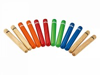 NINO Percussion Wood Claves Pack (NINO502-MC)