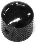 IBANEZ metal dome screw lock control knob - black for selected ibanez bass models (4KB1C1B)