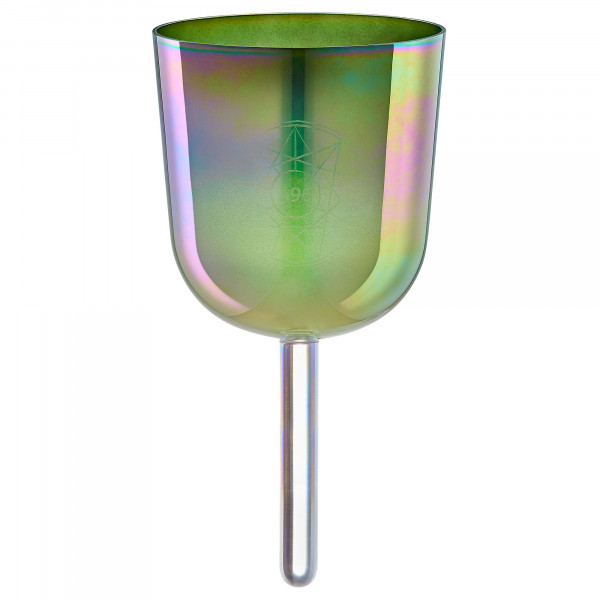 MEINL Sonic Energy 5.75" Essence Solfeggio Crystal Singing Bowl Ut 396 Hz, Olivgrün (ESOLCSB396)