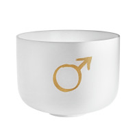 MEINL Sonic Energy 12" Planetary Tuned Crystal Singing Bowl, Mars 144.72 Hz (PCSB12MA)