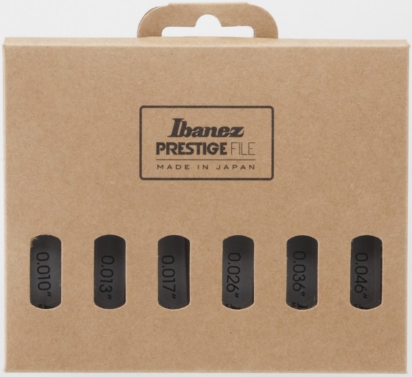 IBANEZ Prestige Nut File Set for Electric Guitars - (.010/.013/.017/.026/.036/.046) (4449EG61X)