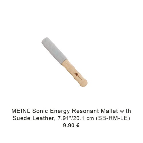 MEINL Sonic Energy Resonant Mallet - 7.91"/20.1 cm Suede Leather (SB-RM-LE)