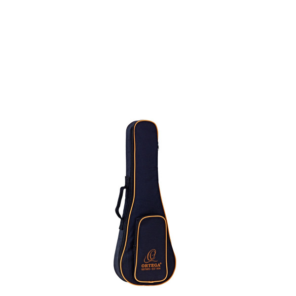 ORTEGA Economy Series Concert-Ukulele-Bag - Black/Orange (OUBSTD-CC)