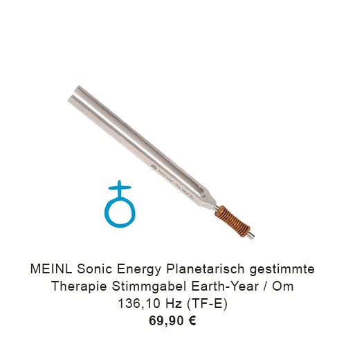 MEINL Sonic Energy Therapie Stimmgabel - Erde - 136.10 Hz (TTF-E)